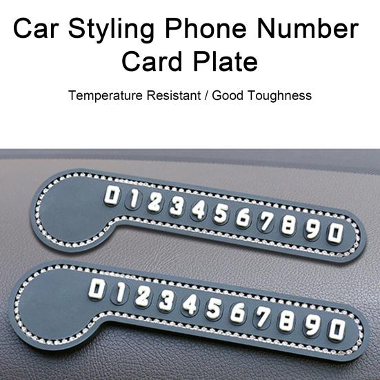 Semn de parcare temporară, practic, rezistent la temperatură, combinație gratuită, plăcuță de număr de telefon pentru mașină, consumabile auto