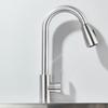 Grifos de fregadero de cocina, grifo de agua extraíble de acero inoxidable para fregadero de cocina, mezclador montado en cubier