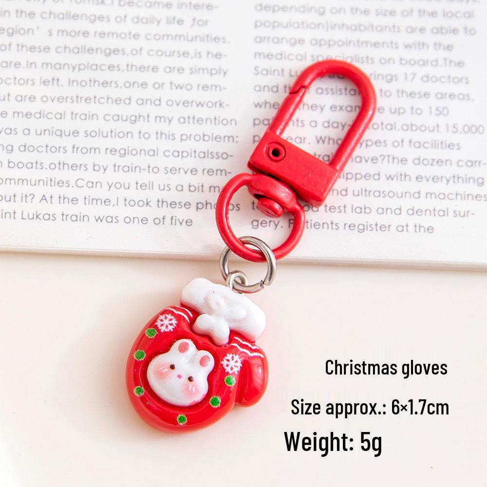 Cute Santa Claus Keychain Ornament – Perfect Christmas Gift for Friends and Backpacks