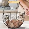 Eiersammelkorb Metall Küchenaufbewahrungshalter Küchenkorb Hühnereiersammler Für Küchenspeisekammerorganisation Zuhause
