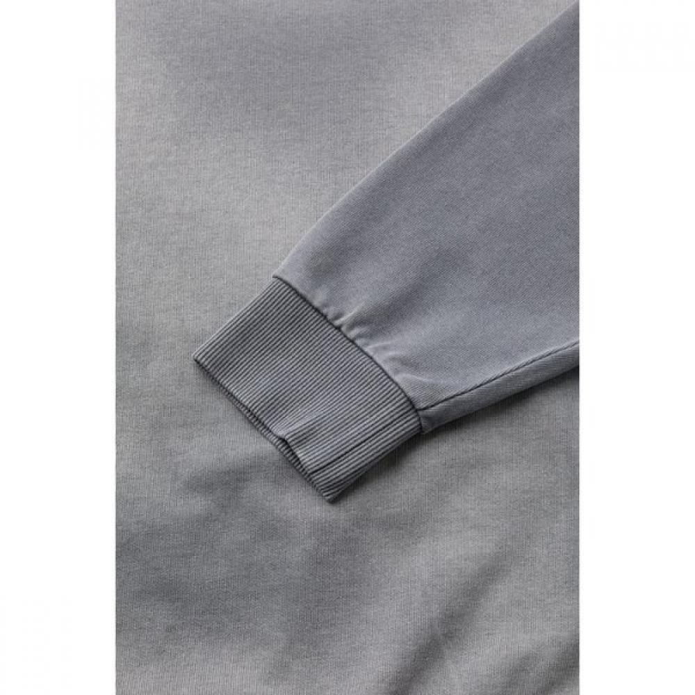 Customellow Grey Dyed Sweatshirt Grey Cwtaw25621gyx