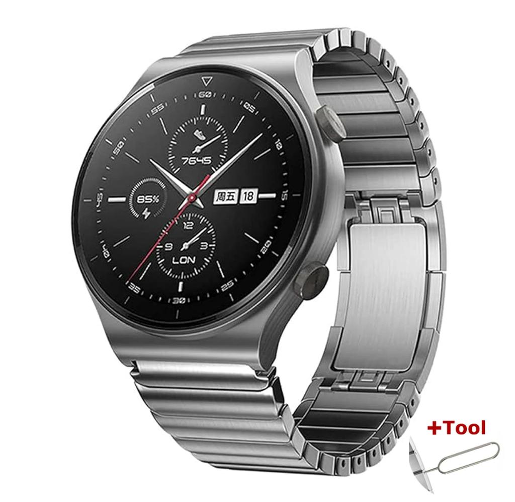Stainless Steel Bracelet for Huawei Watch GT 4 46mm 2e 3 pro 42mm Strap for Samsung Galaxy 3 45mm for Amazfit GTR 47mm Band 22mm
