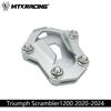 Anti-Slip Footrest Pad for Triumph Scrambler 1200 20-24 - Enhanced Side Stand