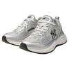 MLB Fast Ball Classic Monogram Height Increasing Low top Chunky Sneakers Unisex Silver 3ARNFSB4N-50SIS