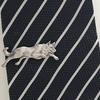 A powerful Akita dog tie antique pin/necktie clip. Energetic, dynamic, funny, unique, style.