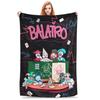 Balatro Playing Card Jocker Lusty Joker  Blanket Flannel Multi-Function Soft Throw Blankets For Home Bedroom Plush Thin Quilt