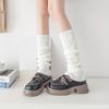 Women Boot Cuffs and Foot Protectors Lolita Heap Socks Autumn Winter Warm Tights Cosplay Knitted Foot Cover Japanese