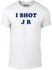 I Shot JR T Shirt - Funny T-shirt Comic Party Retro Replica Tv