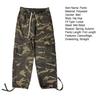 Pánské volné kalhoty Camouflage Více kapes Elastický pas U kotníků stažené Streetwear Jaro Podzim Hip Hop Volné kalhoty na sport