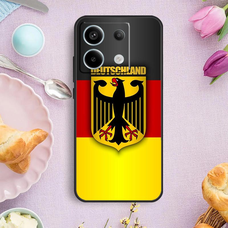 

Germany Flag Emblem Case For Redmi Note 13 Pro Plus Note 12 9 10 11 Pro 9S 10S 11S 12S Redmi 12 10 C 13C Cover Redmi Note 9 Pro