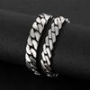 Kalen 12mm Trend Curbs Cuban Chain 316L Stainless Steel Men's Bracelet Popular Simple Jewelry Punk Link