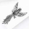 Women Men Crystal Hummingbird Brooch Badges Pins Classic Animal Buckles Accessories