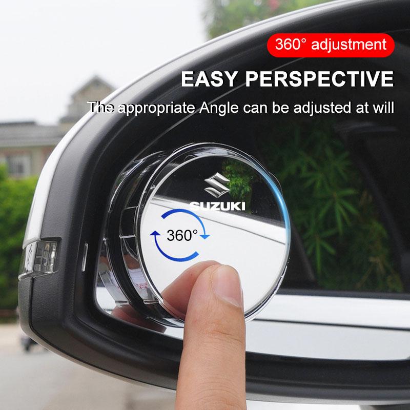 Justerbar 360 graders bil döda vinkeln backspegelvinkel för Suzuki Grand Swift Jimny Vitara Baleno IGNIS SX4 XL-7 GW250 Tillbehör