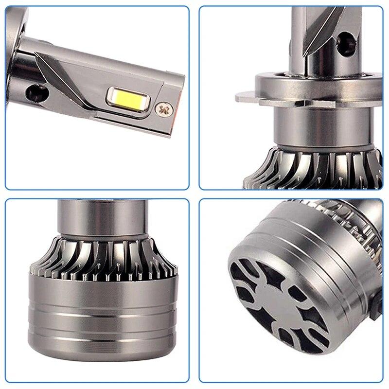 2Pcs Car Driving Headlamp LED H1 H7 H4 LED Fog Light H8 H11 H9 H10 9005 9006 LED Bulb DRL Car Fog Driving Lamp 6000K