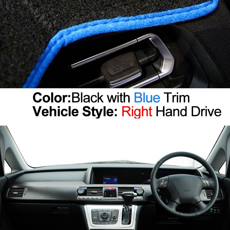 Car Auto Inner Dashboard Cover For Honda Elysion 2012 - 2015 Center Console Protector Carpet Dashmat Reduce Sun Shade  2013 2014