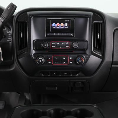Geschikt voor 14-18 GMC 1500 auto-interieur modificatie omgekeerd bont luchtuitlaat buitenframe decoratieve stickers
