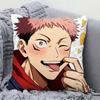 Itadori Yuji Animation Jujutsu Kaisen Pillow Case Square Pillow Bedroom Sofa Leisure ComfortCarLiving Room Home Decoration 40X40