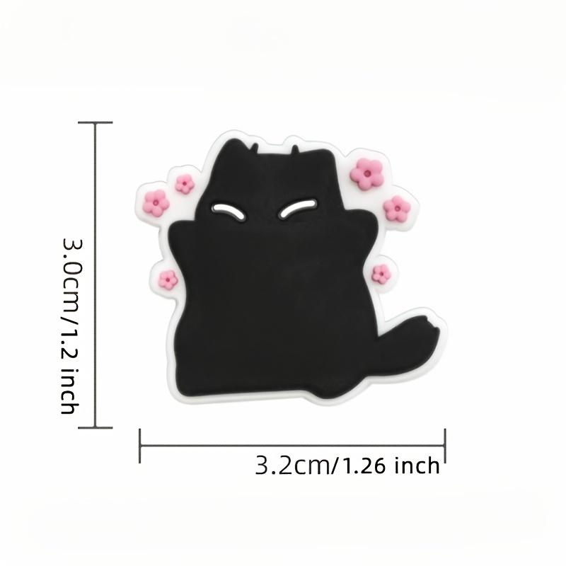 6Pcs Funny Cat Animals Fridge Magnets, Fun Cute Weird Magnetic Cat Magnets For Gaming Kitchen Home Decor Bumper School