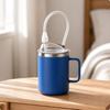 Isolierter Stillbecher | Auslaufsicheres Design, Edelstahl-Fütterer mit Deckel, für den Nachttisch