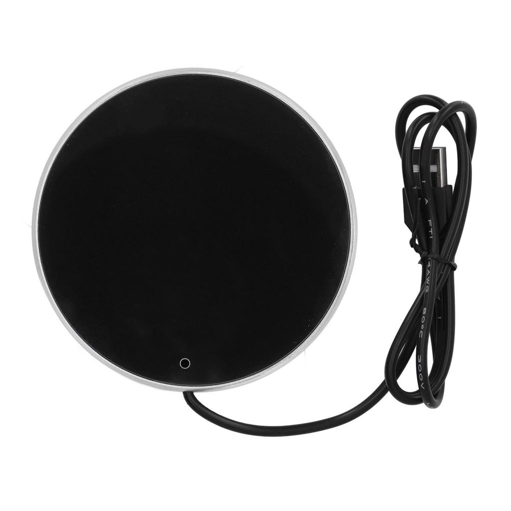 Coffee Mug Warmer 55 Degrees C Constant Temperature Space Saving Smart USB Candle Warmer for Home Office Travelling