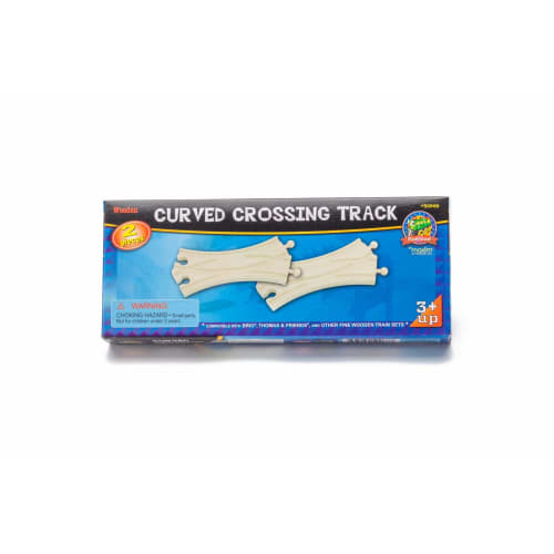 2 Wooden Curved Cross Tracks