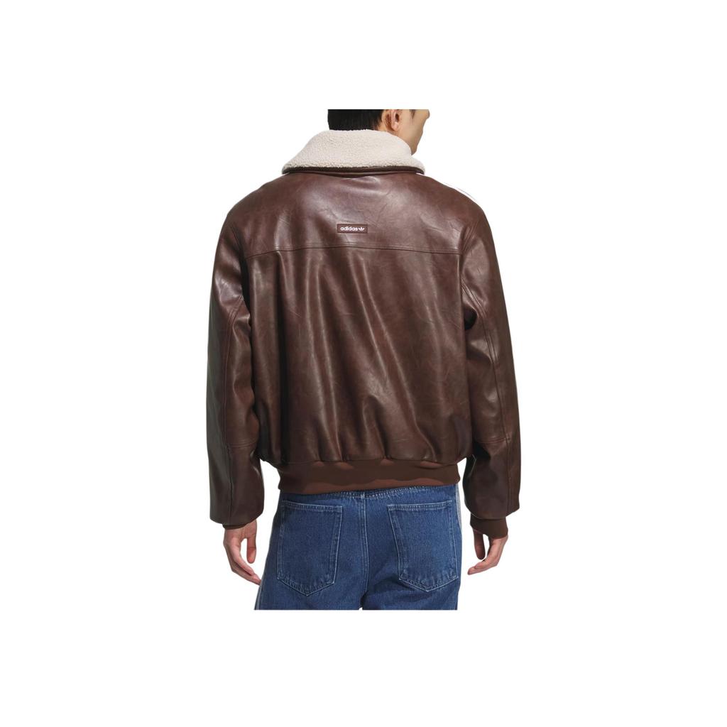 Adidas Originals FW25 PU Pad Jacket Brand Logo Three Stripes Warm Sports Loose Long Sleeve Cotton Coat Men jackets KF3692