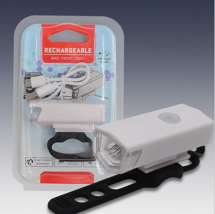 USB Rechargeable Bicycle Light Set: Super Bright Front and Rear Lights for Night Riding and Outdoor Cycling.