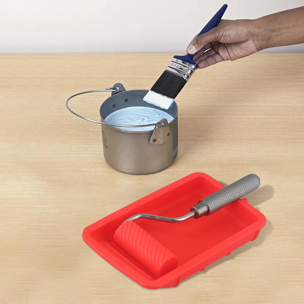 Artistic Paint Tools Paint Tool Tray Ergonomic Handle Multi-purpose Painting Tool Construction Tools Home Renovation