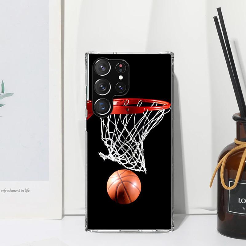 Basketball Basket Sports Phone Case For Samsung Galaxy S26 S25 Edge S24 FE S23 S22 Ultra S21 Plus S20 + Art Fundas Back Cover Ga