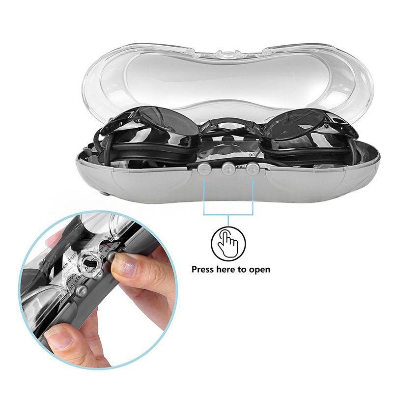 Adult-sized Anti-fog High-definition Waterproof Professional Competition Electroplated Swimming Goggles2