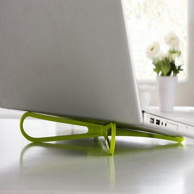 Tragbarer, einfacher Laptop-Kühlständer aus Kunststoff, Rack-Basis-Stützkühler