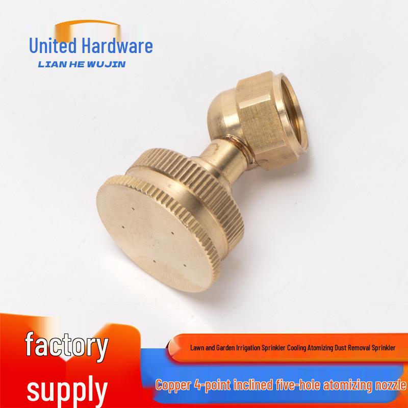 4-Point High-Pressure Copper Spray Nozzle for Garden Sprayers