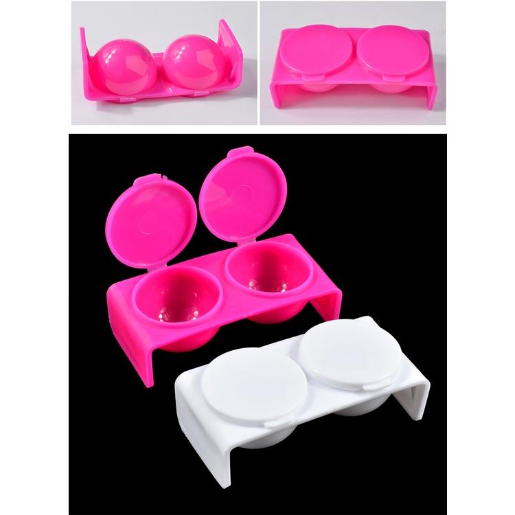 Stylos en plastique à Double trou, stylo de lavage de tasse, outils pour Nail Art, fournitures d'ongles à la mode pour professionnels