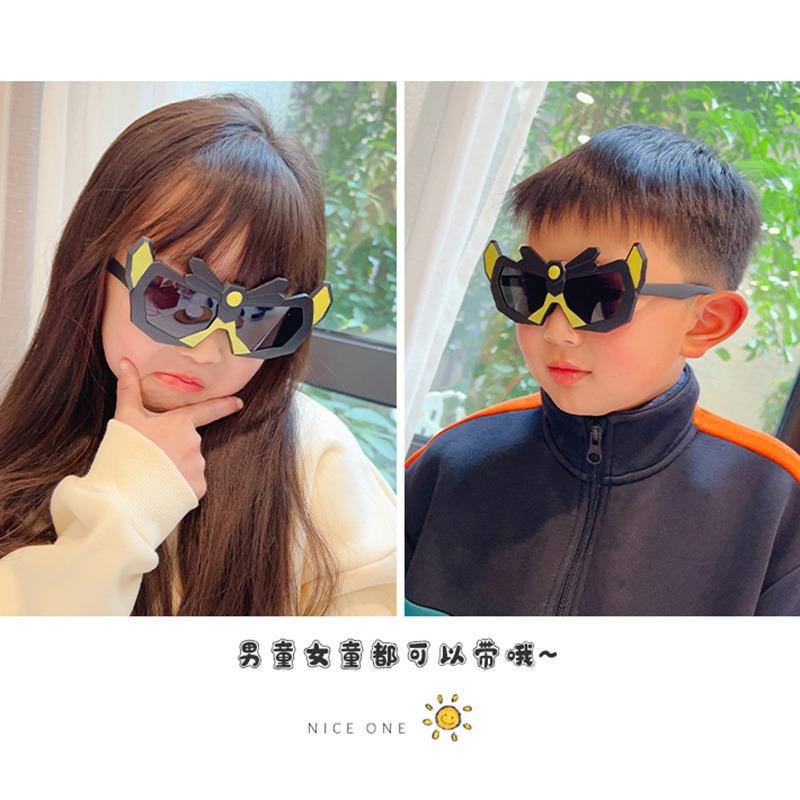 Children'S Sunglasses Cool Handsome Boy Female Cartoon Transformers Sunglasses Baby Funny Toy Sunshade Photo Glasses