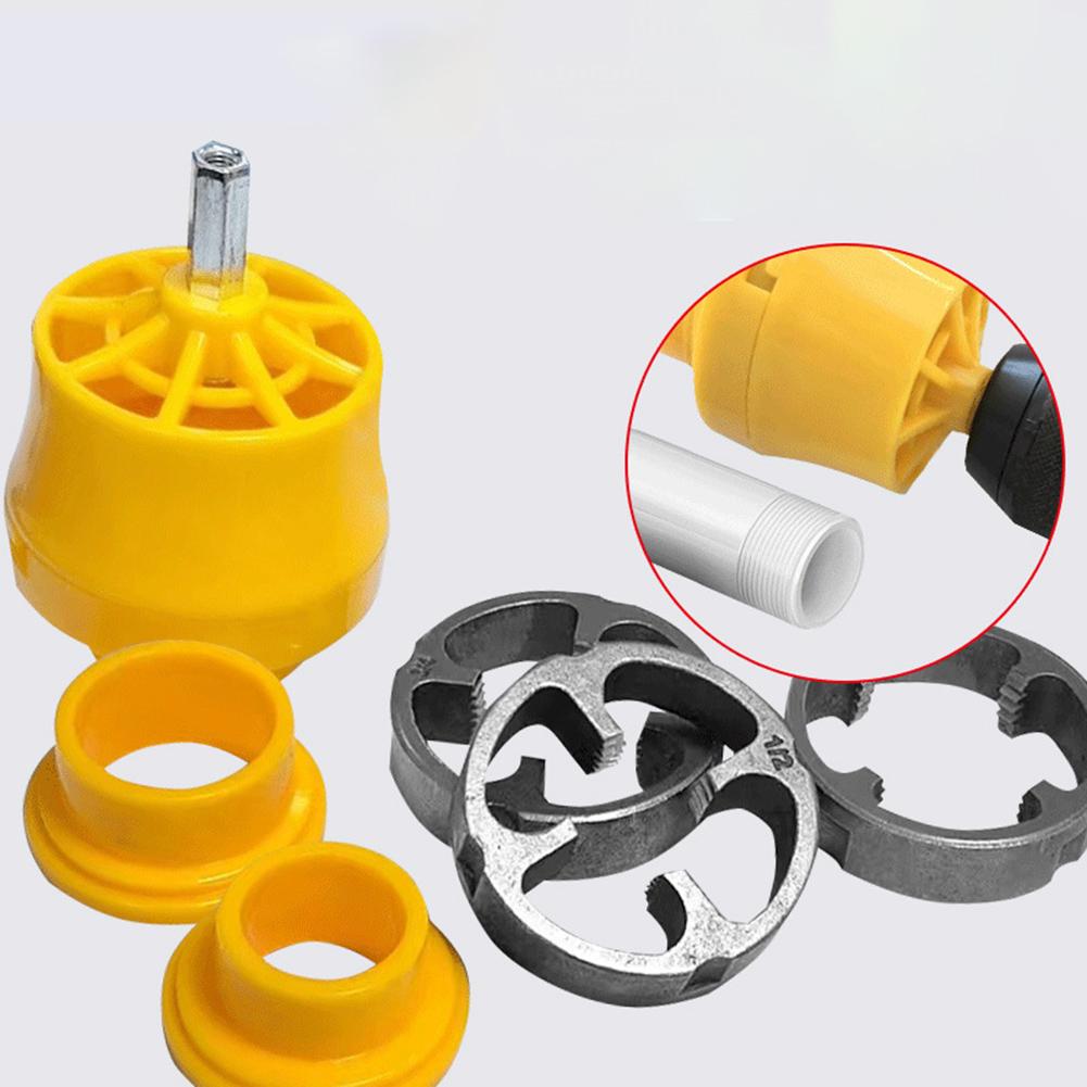 Home Improvement PVC Pipe Tool Electric Pipe Threader Threading Tool Efficient Cutting Metal And Plastic Materials China Mainland