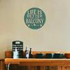 Vintage 8 Inch Round Metal Tin Sign Retro Wall Decor for Home Bar Cafe