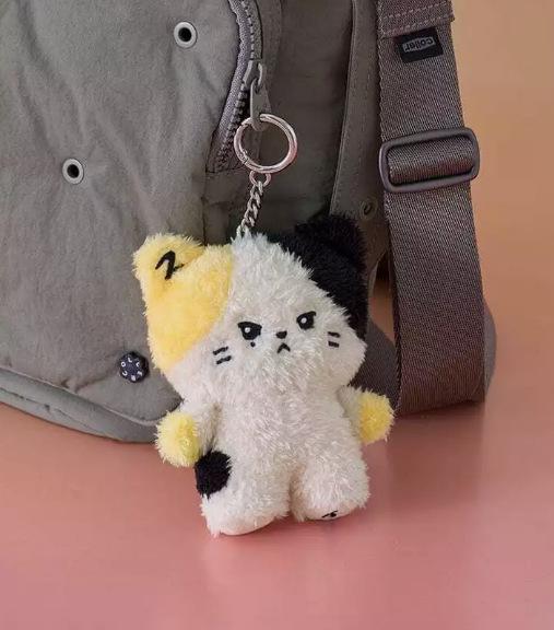 Zhanghao Zb1 Ricky Kpop Idol Keychain Plush Pendant Stuffed Puppy Cat Toy Bunny