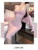Elegant Bodycon Lingerie Set - Sensual Long Skirt, Slimming Fit, Perfect for Date Nights
