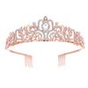 European & American Fashion Crystal Crown Bridal Headdress for Birthdays & Bachelorette Parties