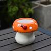 Exquisite Mushroom Vase Modern Hydroponic Flower Holder Cute Hydroponic Plant Utensils  Office