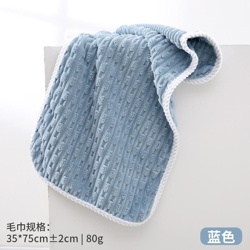 New On the Towel, Thin Summer Coral Fleece Household Face Towel, Soft and Water-absorbing, Not Easy To Lose Hair Face Towel