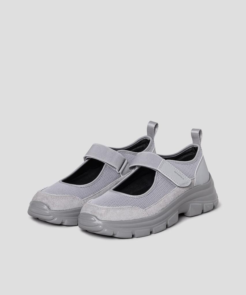 Beanpole Accessory Mesh Platform Sneakers - Light Grey