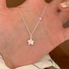Shiny Star Necklace: Japanese & Korean Style Clavicle Chain for Women