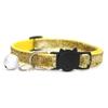 Bling Cat Collar Breathable Fade-less Pet Supplies Kitty  Sequin Collar with Bell for Dog