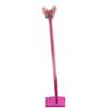 Les Trésors De Lily [A1585] - Picot chignon bois 'Papillons' rose - 21 cm- 30x25 mm