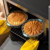 Flower Silicone Mold Round Sunflower Baking Molds Reusable Flower Baking Trays Large Cake Baking Pans for Valentine's Day