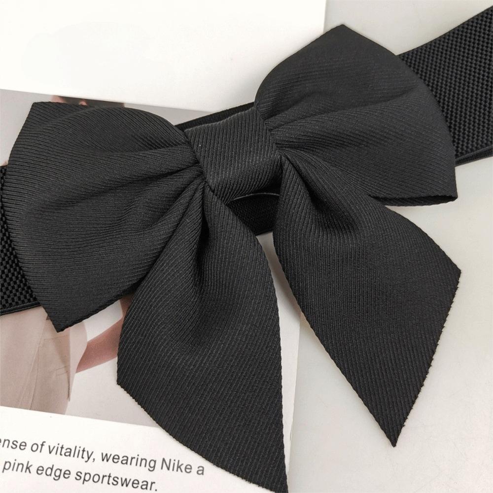 Elegant Bowknot Waist Straps Wide Dress Belt Waist Belt For Dress Decorate Clothes Accessories