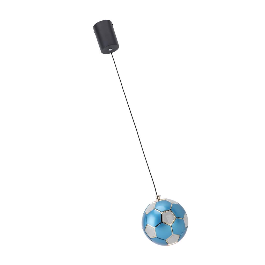Soccer Ceiling Light Hanging LED Football Pendant Light for Bedrooms Living Rooms and Study Warm
