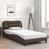 VidaXL Bed Frames with Headboard, Upholstered Bed, Slat Base, Single Bed, Adult Bedroom Bed 3207983