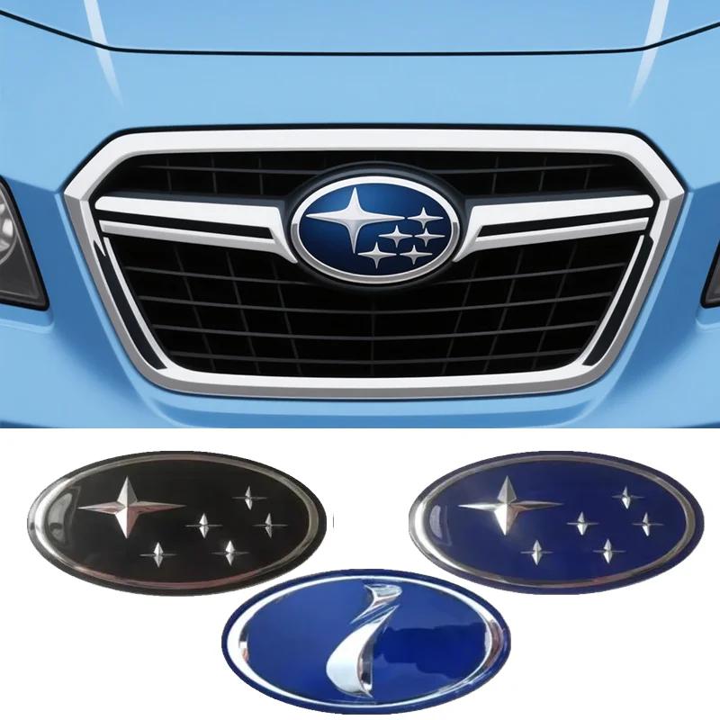 For Subaru Impreza Legacy STI WRX BRZ Tribeca Forester XV Outback 10.3x5CM Car Front Rear Logo Emblem Tail Trunk Cover Sticker rgw1